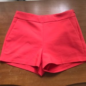 Express Coral Dress Shorts